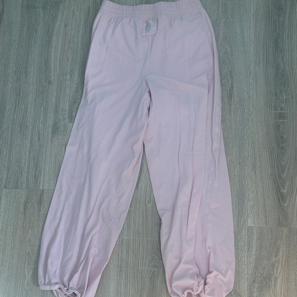 Free People Light Pink Cropped Tee and Jogger Set - Picture 6 of 6